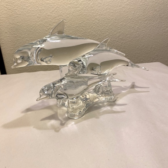 MURANO DOLFIN SCULPTURE LARGE HEAVY ZERO FLAWS GORGEOUS - Picture 15 of 15